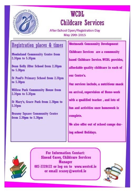 After School Registration 2015-2015