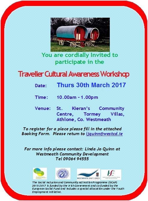 Traveller Cultural Awareness Workshop – 30/03/17