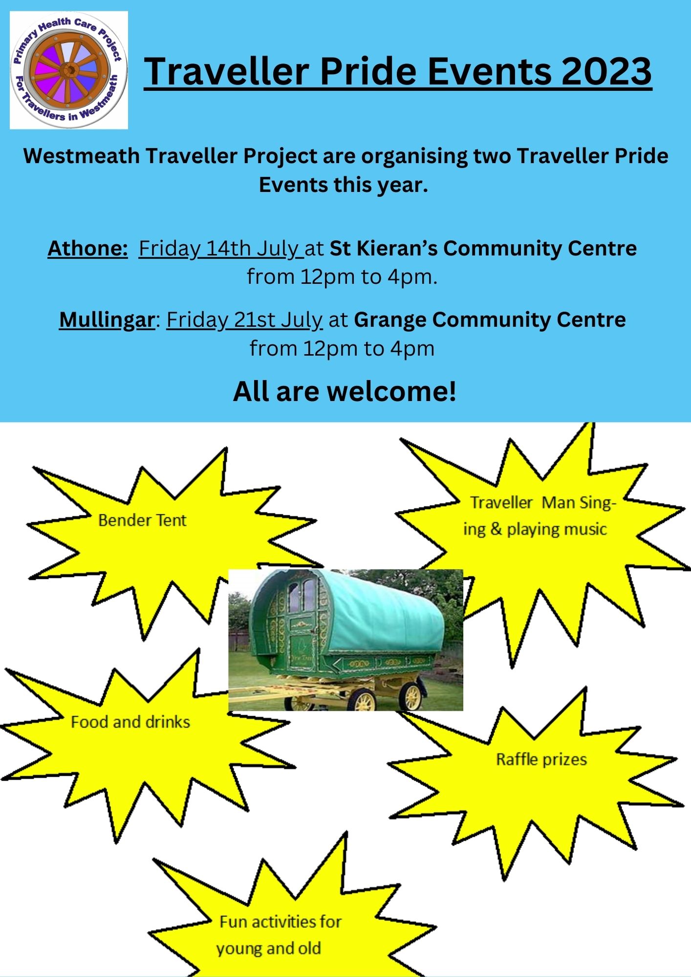 Traveller Pride Events 2023