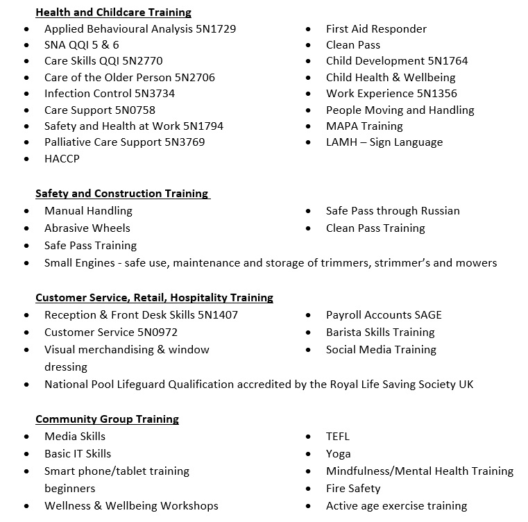 Tender Panel of trainers 23 24
