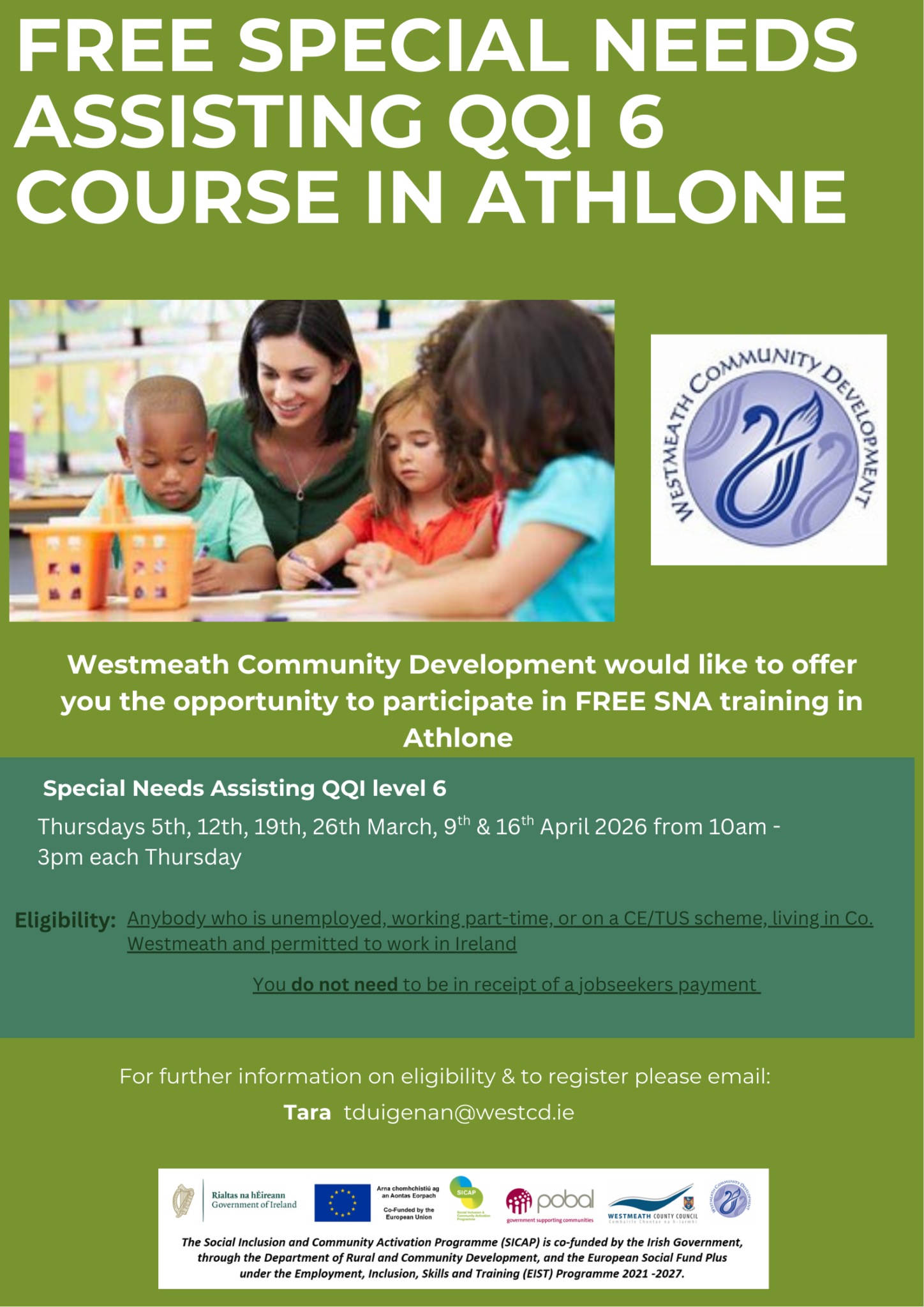 SICAP (2024-2028) – Westmeath Community Development