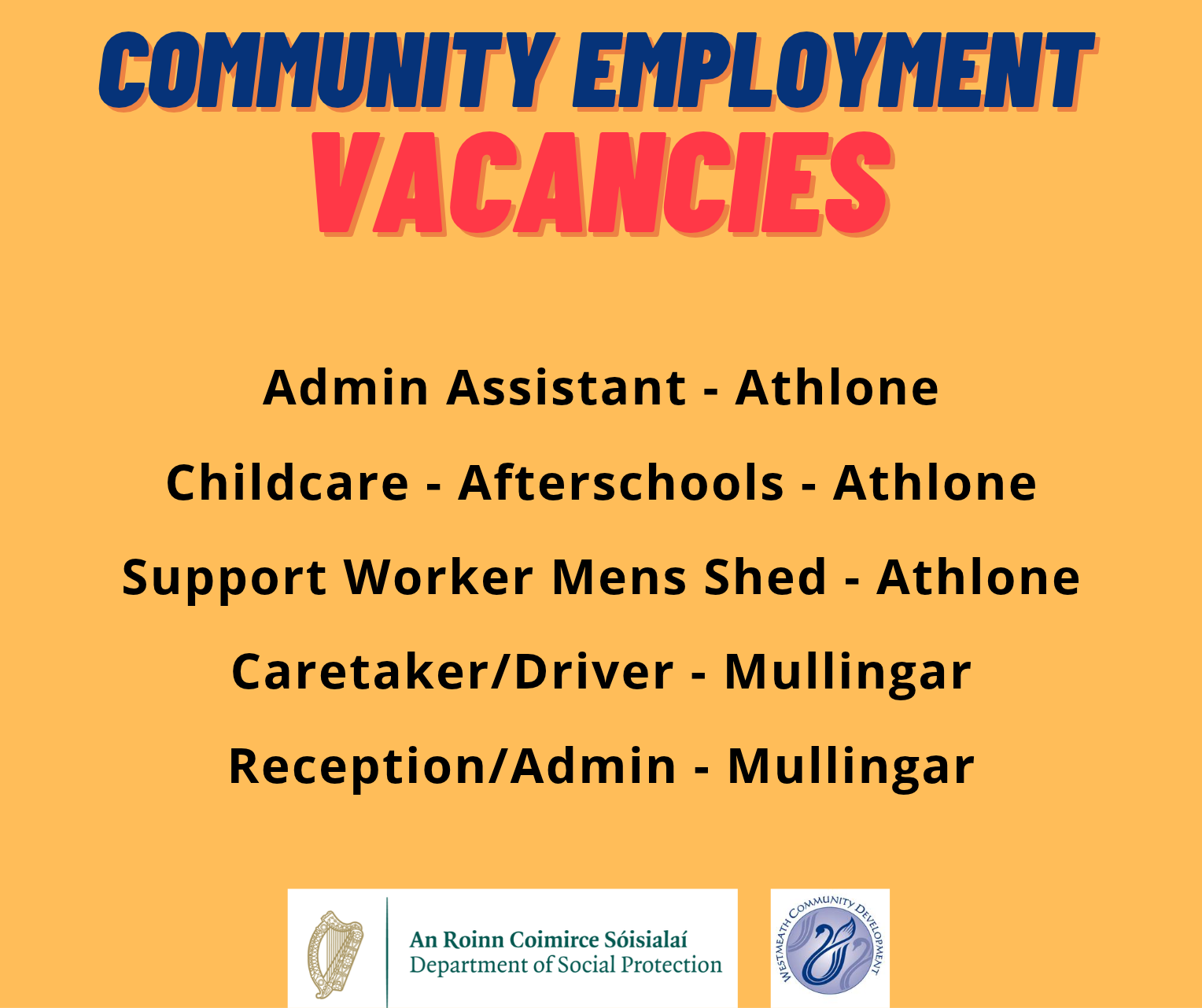 Current CE Vacancies – Oct 26